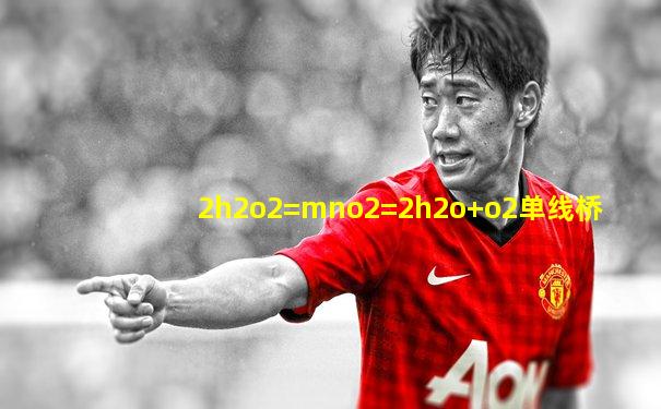 2h2o2=mno2=2h2o+o2单线桥