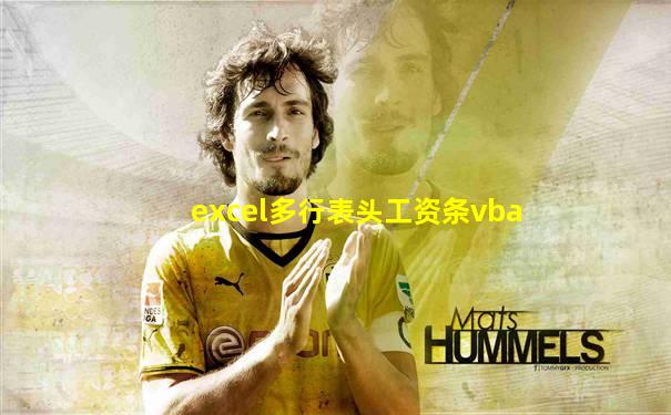excel多行表头工资条vba